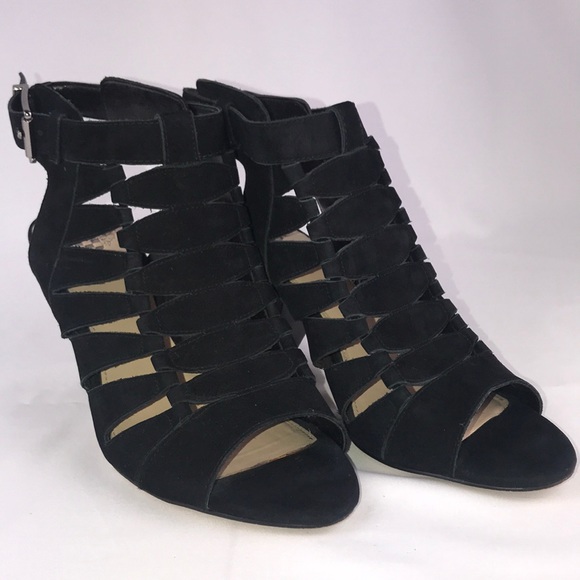 Vince Camuto Shoes - Vince Camuto Elika Suede Heeled Sandals Sz:9M